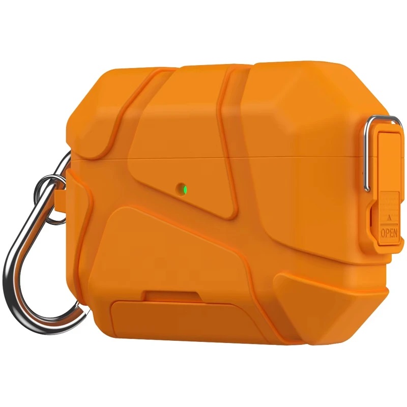 Ударопрочный футляр Titan Armor для наушников Airpods Pro 3 (Orange) - фото 1