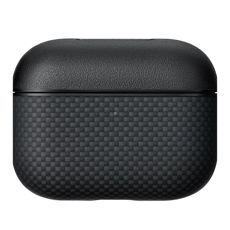 Чехол Pitaka Aramid Fiber Magnetic Case Plain Black/Grey for Airpods Pro 3rd Gen (APM2501)
