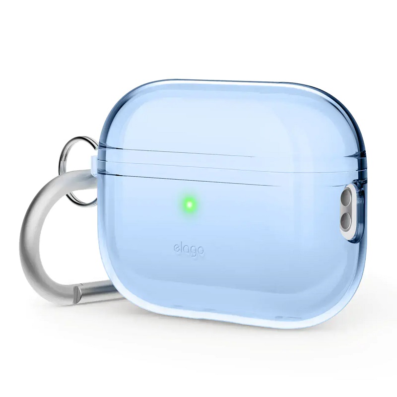 Чехол Elago Clear Hang Case Aqua Blue for Airpods Pro 2nd Gen (EAPP2CL-HANG-ABL)