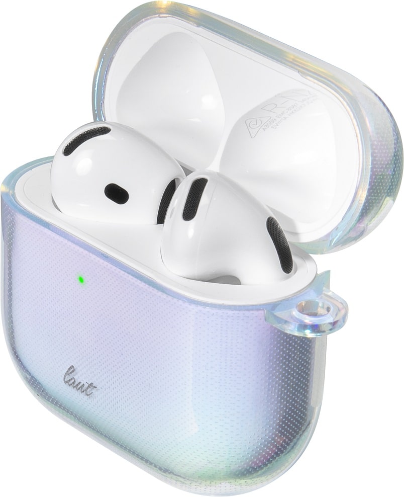 Чехол LAUT HOLO для AirPods 4 Pearl (L_AP5_HO_W) - фото 1 Чехол LAUT HOLO для AirPods 4 Pearl (L_AP5_HO_W) - фото 1