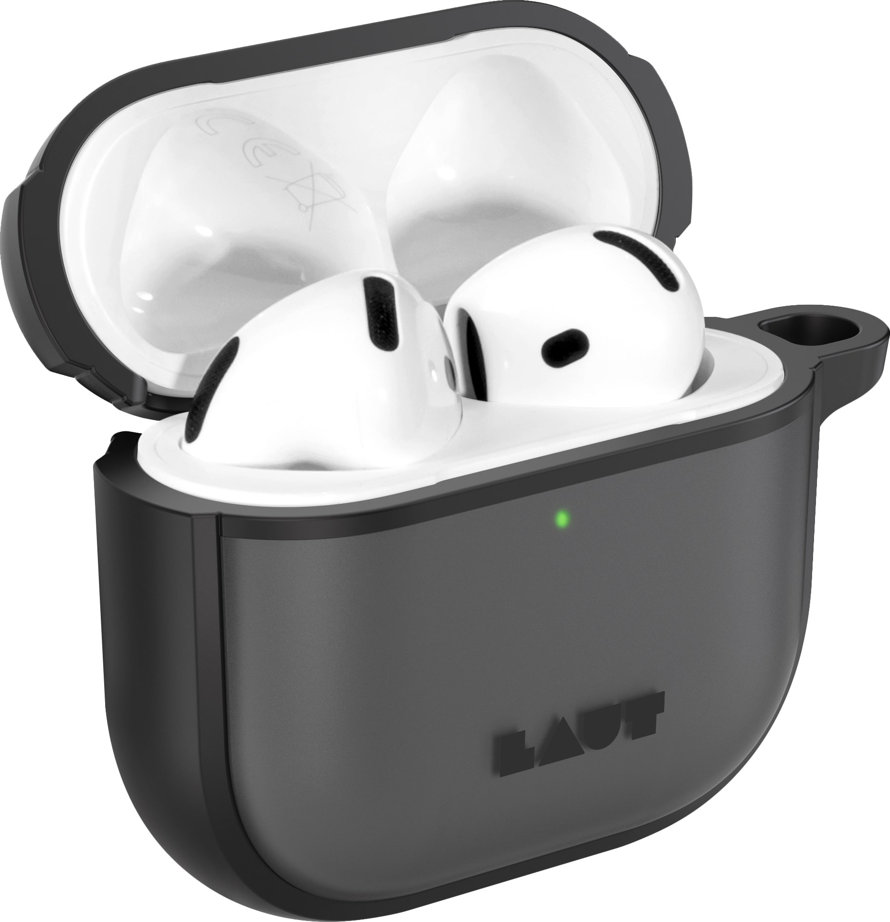 Чехол LAUT HUEX PROTECT для AirPods 4 Black (L_AP5_HPT_BK) - фото 2 Чехол LAUT HUEX PROTECT для AirPods 4 Black (L_AP5_HPT_BK) - фото 2