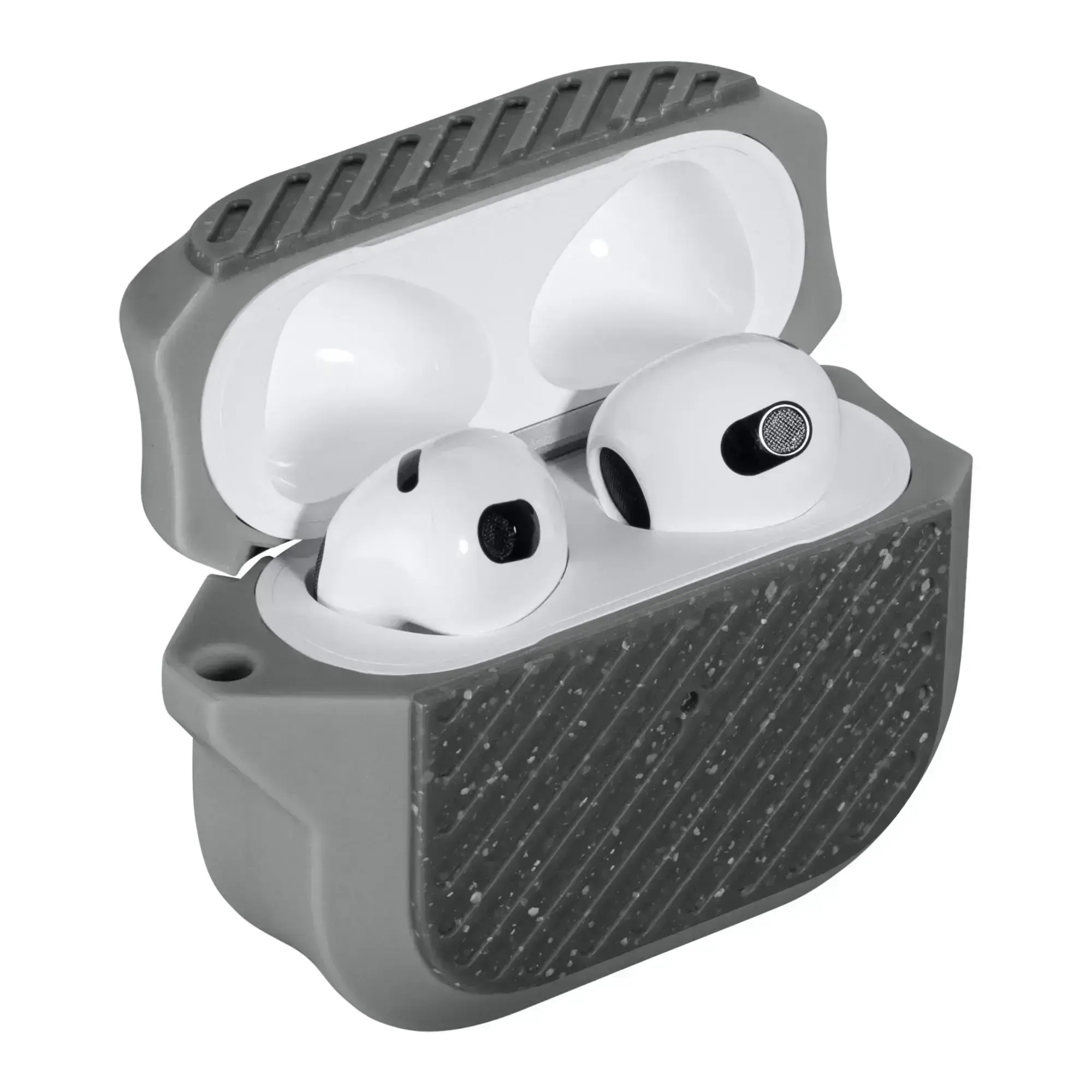 Чехол LAUT CAPSULE IMPKT Slate для Apple AirPods 3 Fog Grey (L_AP4_CA_FG) - фото 2 Чехол LAUT CAPSULE IMPKT Slate для Apple AirPods 3 Fog Grey (L_AP4_CA_FG) - фото 2