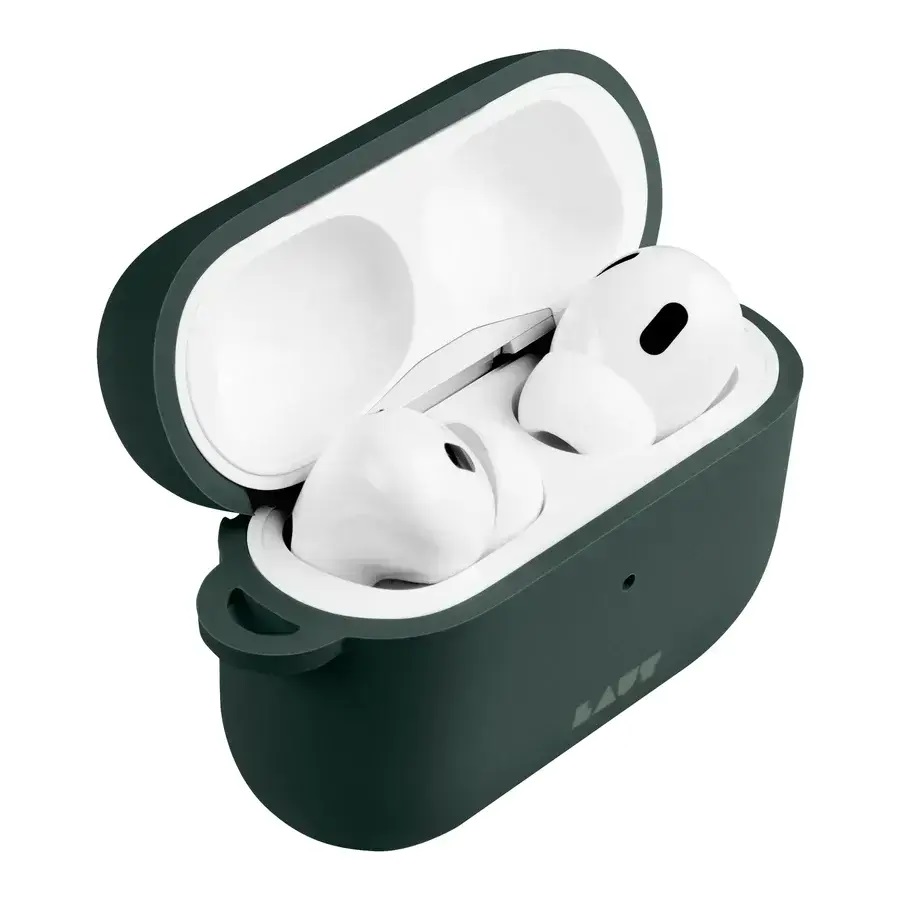 Чехол LAUT HUEX для AirPods Pro 2nd Gen - Sage Green (L_APP2_HX_SG) - фото 2 Чехол LAUT HUEX для AirPods Pro 2nd Gen - Sage Green (L_APP2_HX_SG) - фото 2