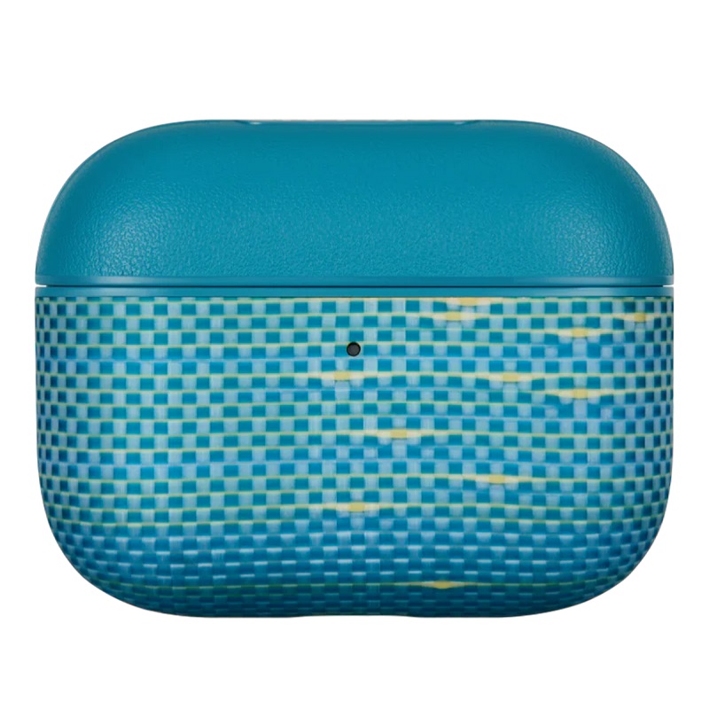 Чехол Pitaka Aramid Fiber Magnetic Case Lucid Blue for Airpods Pro 3rd Gen (APM2505)