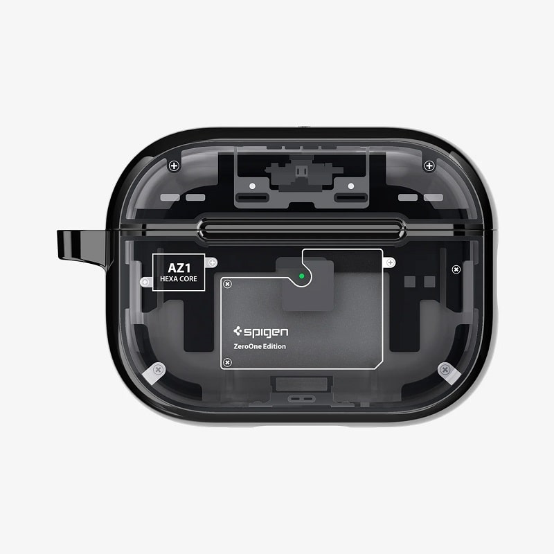 Чехол Spigen Ultra Hybrid Zero One AirPods 4 (black)