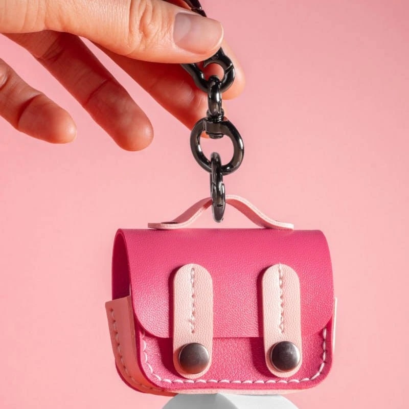 Чохол Leather Case Briefcase для AirPods 4 (Pink) - фото 1 Чохол Leather Case Briefcase для AirPods 4 (Pink) - фото 1