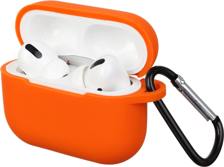 Чехол Airpods Pro silicone case orange