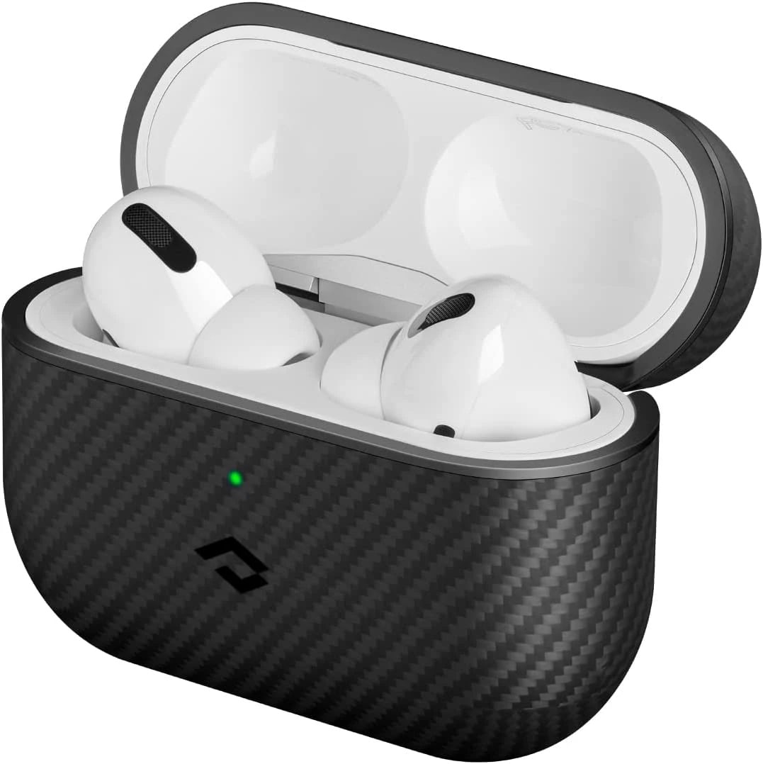 Чехол Pitaka MagEZ Case Twill Black/Grey for Airpods Pro 2nd Gen (APM7001) - фото 1