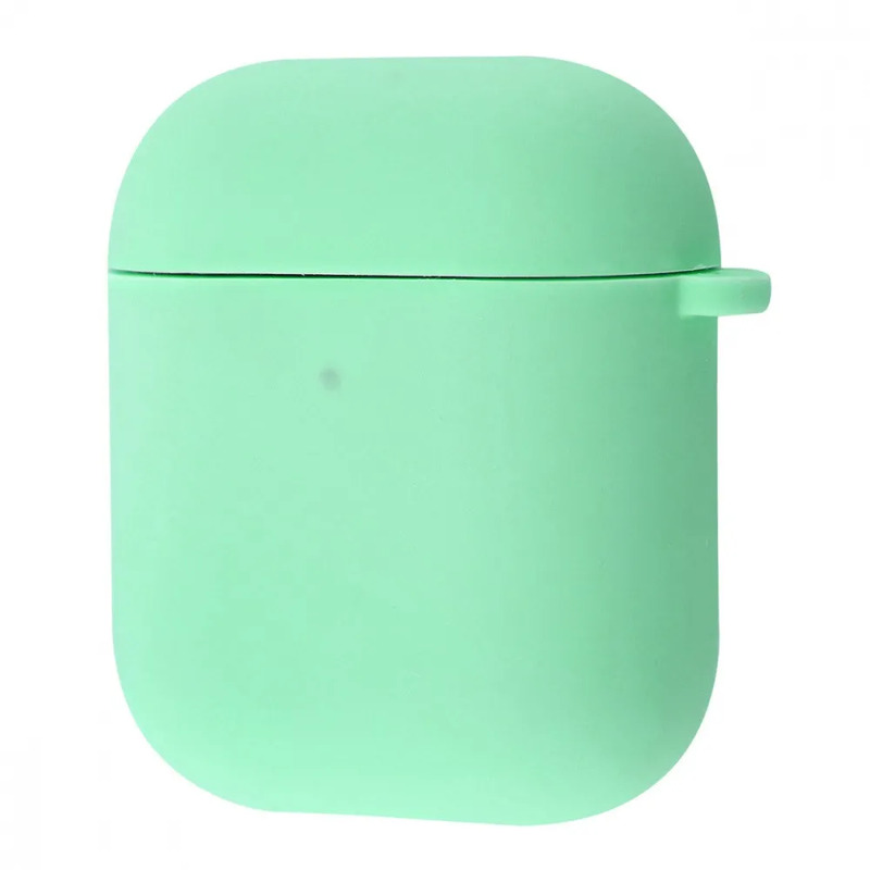 Чехол Silicone case Full AirPods 1/2 mint gum