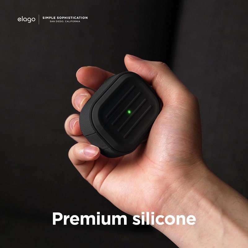 Чехол Elago Armor Case Black for Airpods 3rd Gen (EAP3AM-BK) - фото 2 Чехол Elago Armor Case Black for Airpods 3rd Gen (EAP3AM-BK) - фото 2