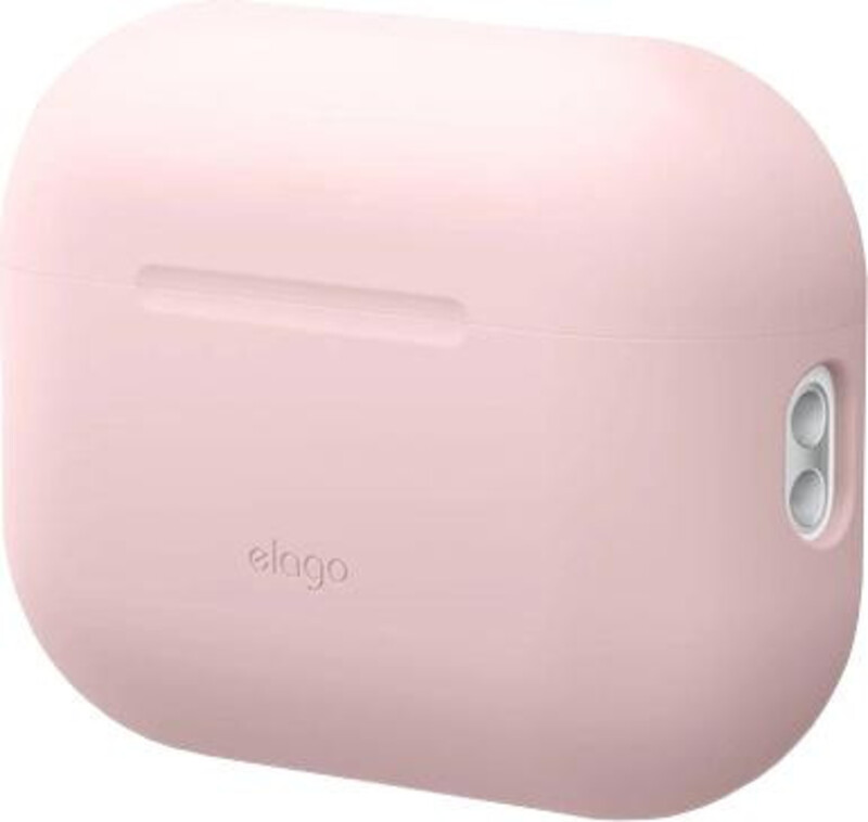 Чохол Elago Silicone Basic Case with Nylon Lanyard Light Pink for Airpods Pro 2nd Gen (EAPP2SC-BA+ROSTR-LPK)