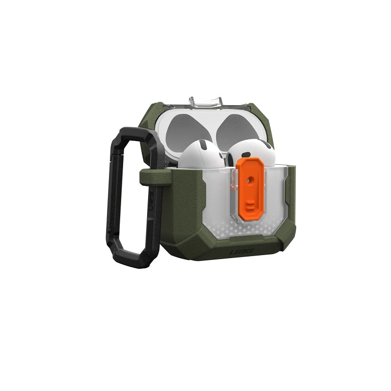 Чехол UAG для AirPods Gen 4, 2024, Plasma, Olive Drab (104129117272) - фото 1 Чехол UAG для AirPods Gen 4, 2024, Plasma, Olive Drab (104129117272) - фото 1