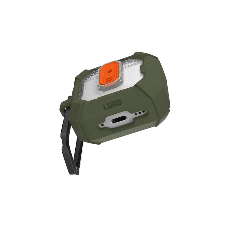 Чехол UAG для AirPods Gen 4, 2024, Plasma, Olive Drab (104129117272) - фото 2 Чехол UAG для AirPods Gen 4, 2024, Plasma, Olive Drab (104129117272) - фото 2