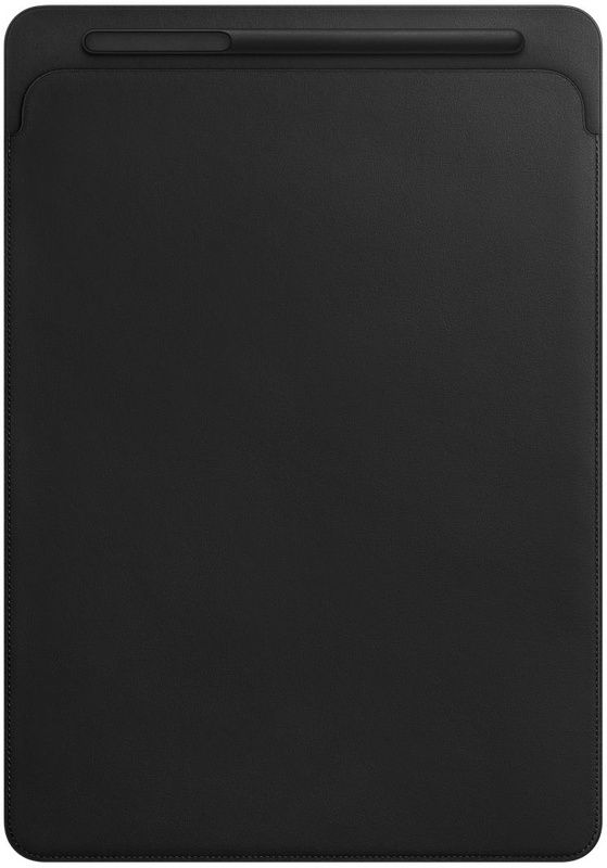 Чохол Apple Leather Sleeve for 12.9-inch iPad Pro Black (MQ0U2) - фото 1