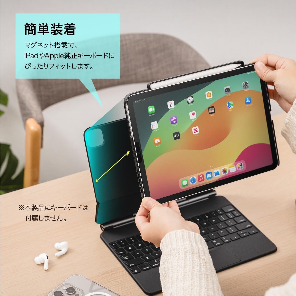 Чехол-книжка CoverBuddy for iPad Pro 11"_2022-2018/iPad Air 10.9"_2022-2020  Black ( SPD221213BK23) - фото 1