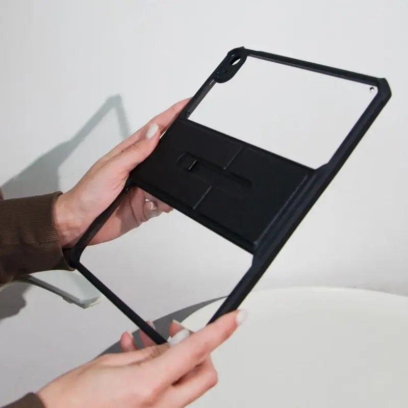 Чехол TPU+PC Xundd Stand c усиленными углами для Apple iPad Air 13" (2024) / Pro 12.9" (2020-2022) (Черный) - фото 1 Чехол TPU+PC Xundd Stand c усиленными углами для Apple iPad Air 13" (2024) / Pro 12.9" (2020-2022) (Черный) - фото 1