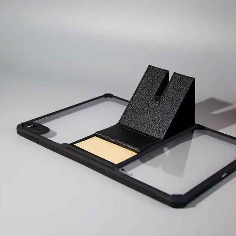 Чехол TPU+PC Xundd Stand c усиленными углами для Apple iPad Air 13" (2024) / Pro 12.9" (2020-2022) (Черный) - фото 2 Чехол TPU+PC Xundd Stand c усиленными углами для Apple iPad Air 13" (2024) / Pro 12.9" (2020-2022) (Черный) - фото 2