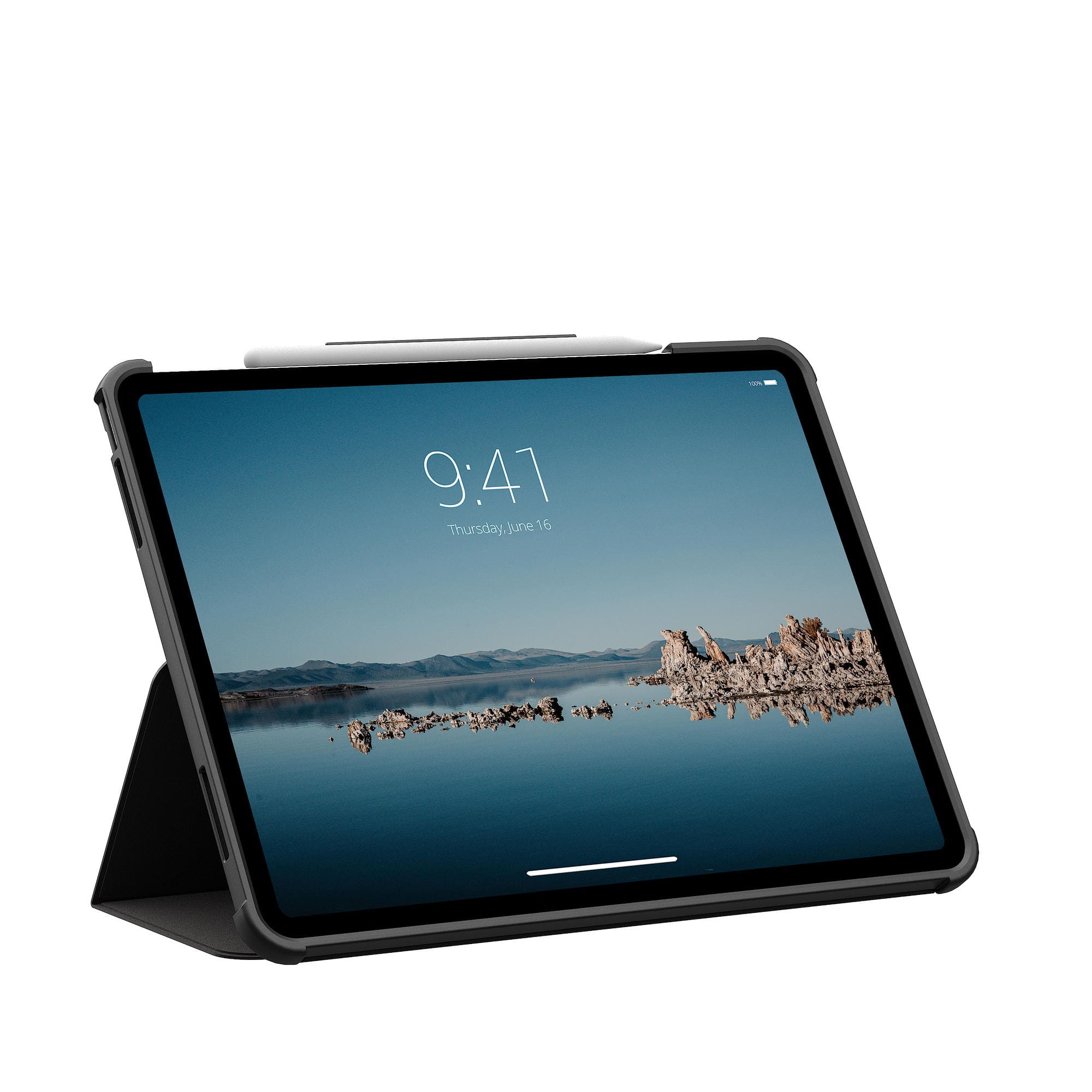 Чехол UAG для iPad Air 13'' (Gen 3, 2026) Plyo LT Ice/Black (124498114043) - фото 2