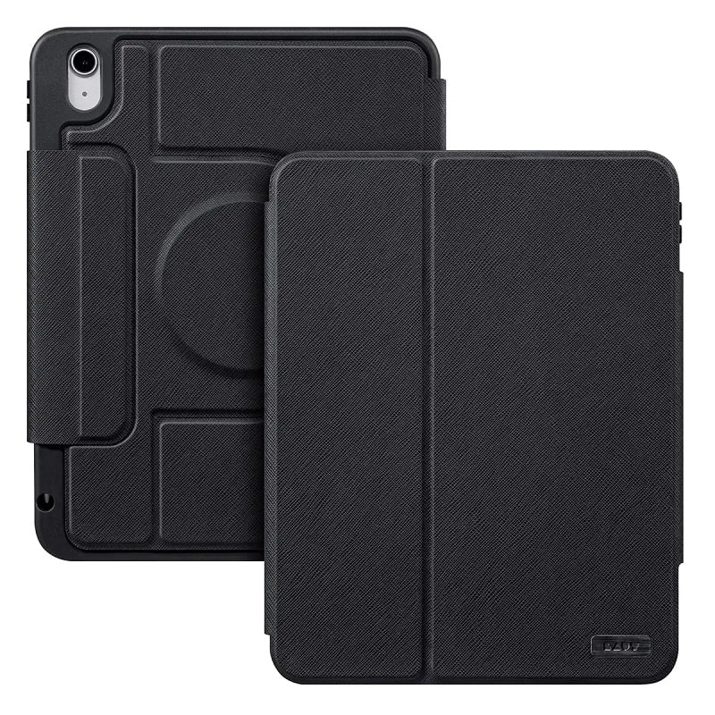 Чехол-книжка LAUT PRESTIGE FOLIO MG для iPad 10.9" (2022) и Pencil - Black (L_IPD22_PRM_BK)
