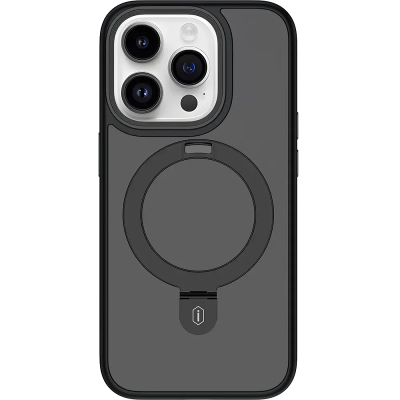 Чохол WIWU для iPhone 15 Pro Max ZMM-010 Magnetic Stand Series (Black)