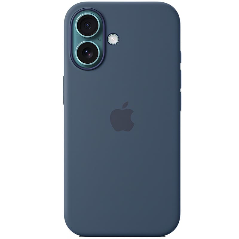 Чохол Silicone Case with MagSafe iPhone 16 plus Denim copi