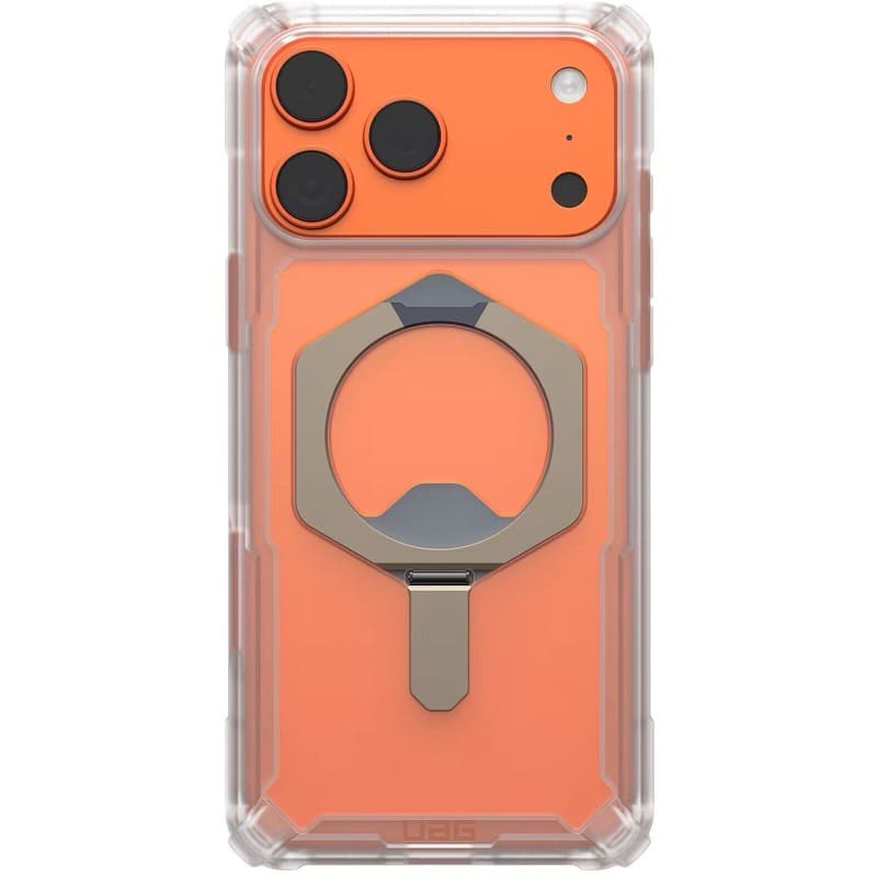 Чехол UAG для iPhone 17 Pro Max Plasma XTE MagSafe Clear/Titanium (114528114G36)