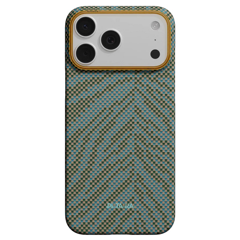 Чехол Pitaka Edge Ultra-Slim Breath of Veins Dive Green for iPhone 17 Pro Max (BV1703PM)