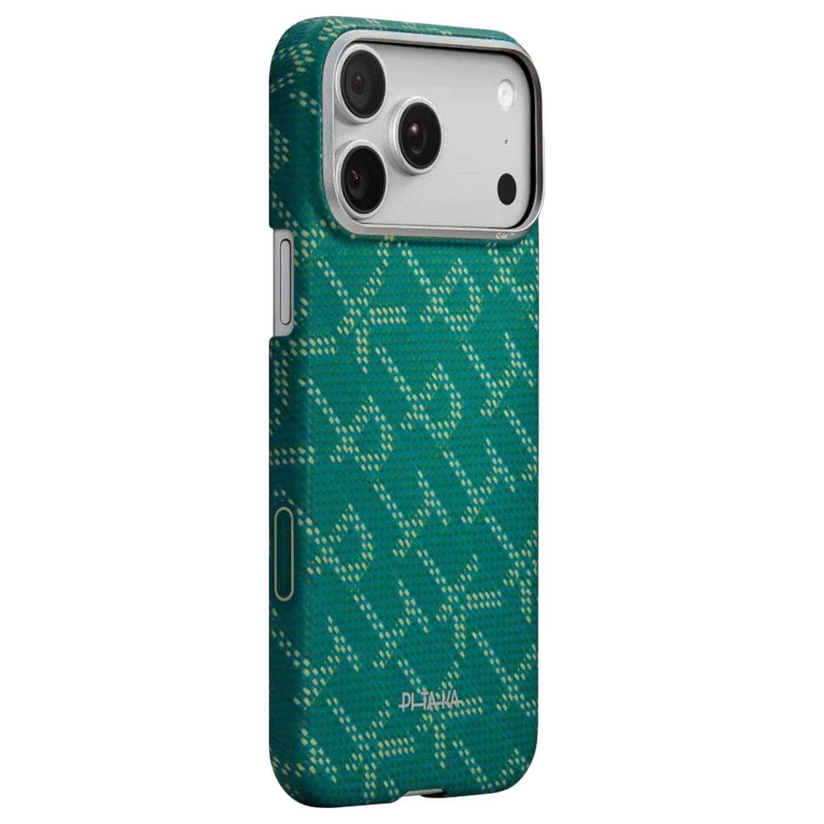 Чохол Pitaka Ultra-Slim Case Monogram Green/Gold for iPhone 17 Pro Max (KI1701PTKP) - фото 1 Чохол Pitaka Ultra-Slim Case Monogram Green/Gold for iPhone 17 Pro Max (KI1701PTKP) - фото 1
