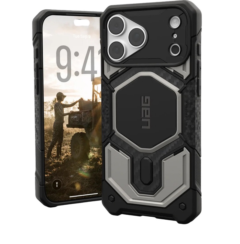 Чохол UAG для iPhone 18 Pro Max Monarch Pro Magsafe Titanium (114568113636)
