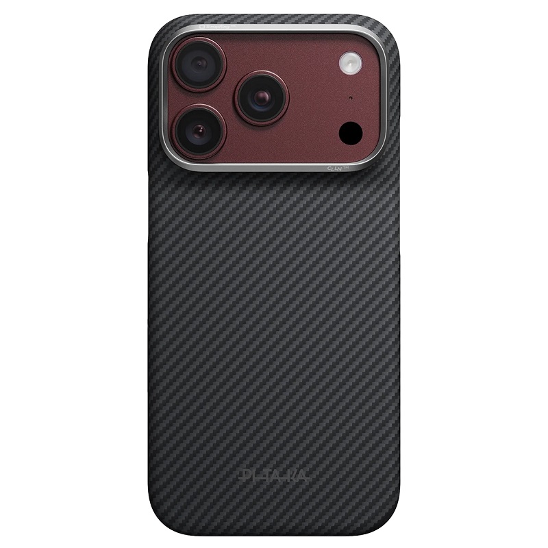 Чохол Pitaka Edge Ultra-Slim Twill Black/Grey for iPhone 18 Pro Max/17 Pro Max (KI1801PM)