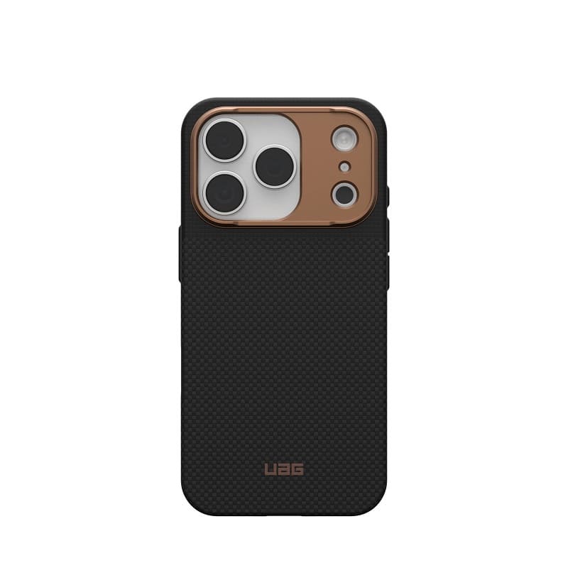 Чохол UAG для iPhone 17 Pro Fibr Armr Magsafe Kevlar Graphite/Bronze (114555113985)