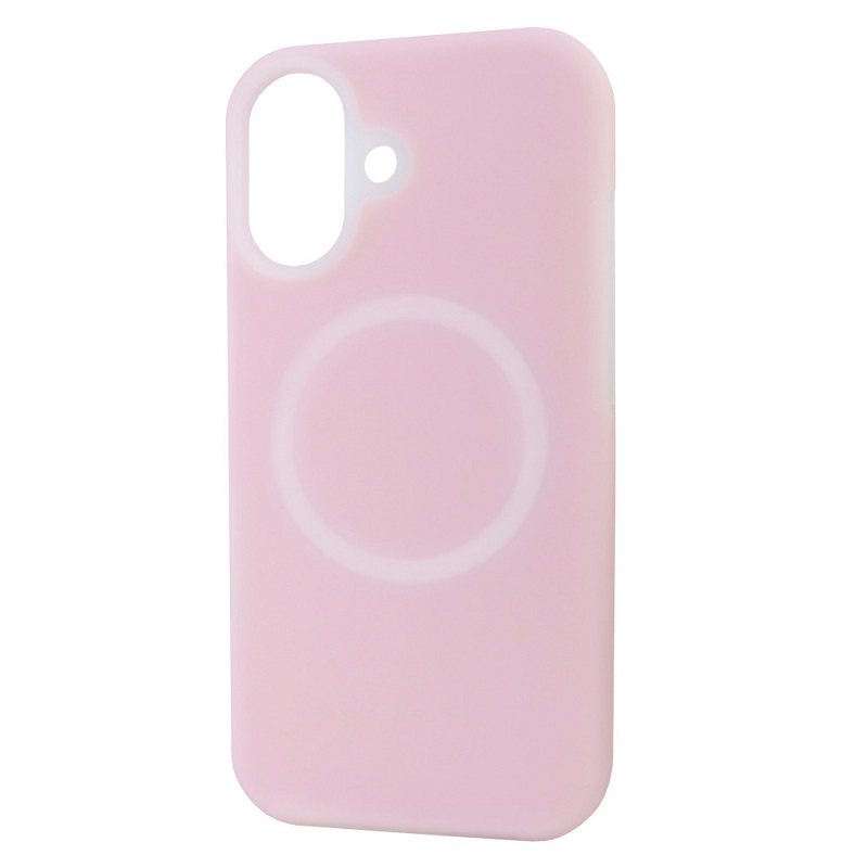 Чохол Neon Silicone Case MagSafe (iPhone 17 – Light Pink)