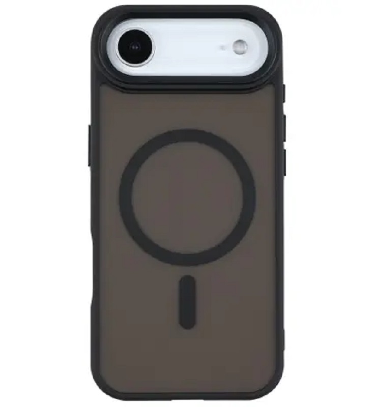 Чохол TPU+PC Metal Buttons with MagSafe iPhone 17 Air (6.5") (Чорний / Black)