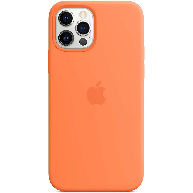 Чохол Silicone Case with magsafe iPhone 12/12Pro Kumquat