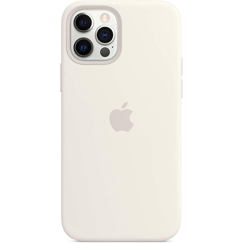 Чохол Silicone Case with magsafe iPhone 12/12Pro White