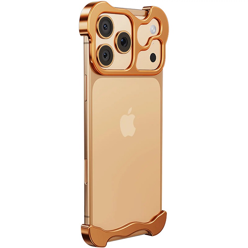 Чехол Minimalist Metal Bumper для Apple iPhone 17 Pro (6.3") (Cooper)