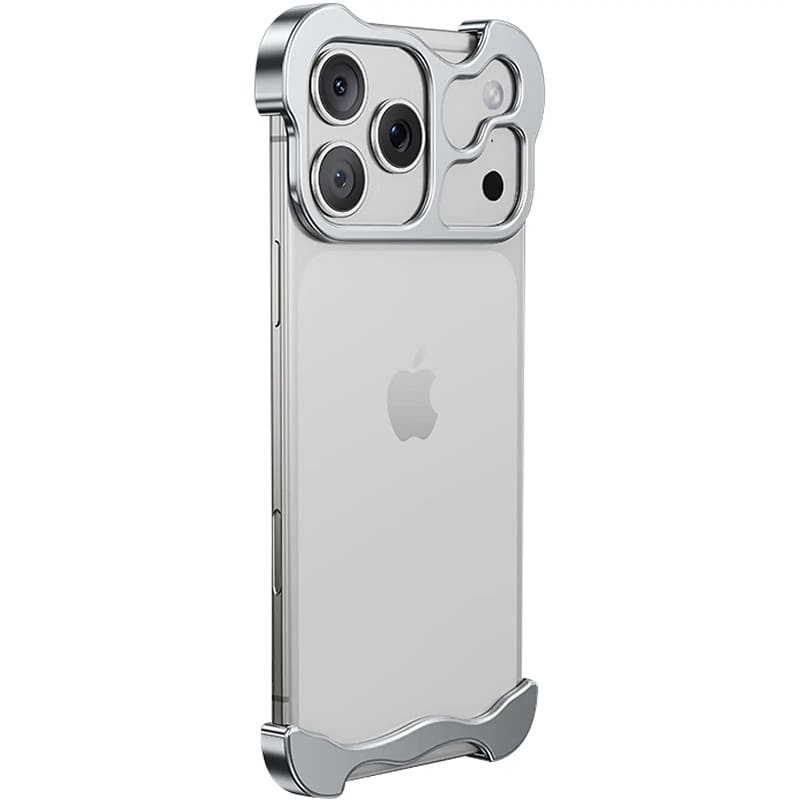 Чохол Minimalist Metal Bumper для Apple iPhone 17 Pro (6.3") (Silver)