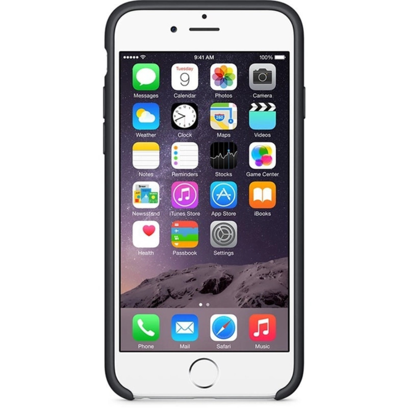 Чехол iPhone 6s Silicone ободок silver