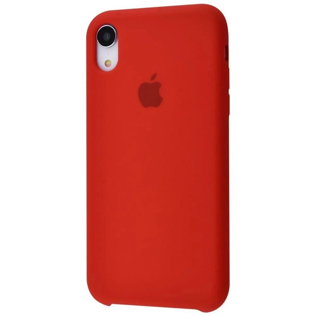 Чохли  Silicone Case iphone XR red