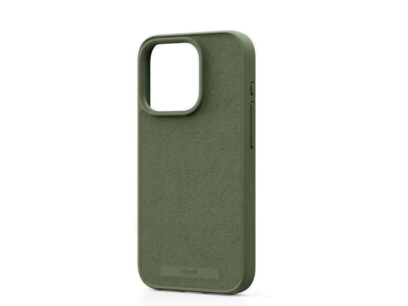 Чохол Njord Suede MagSafe Case Olive for iPhone 15 Pro (NA53SU06)