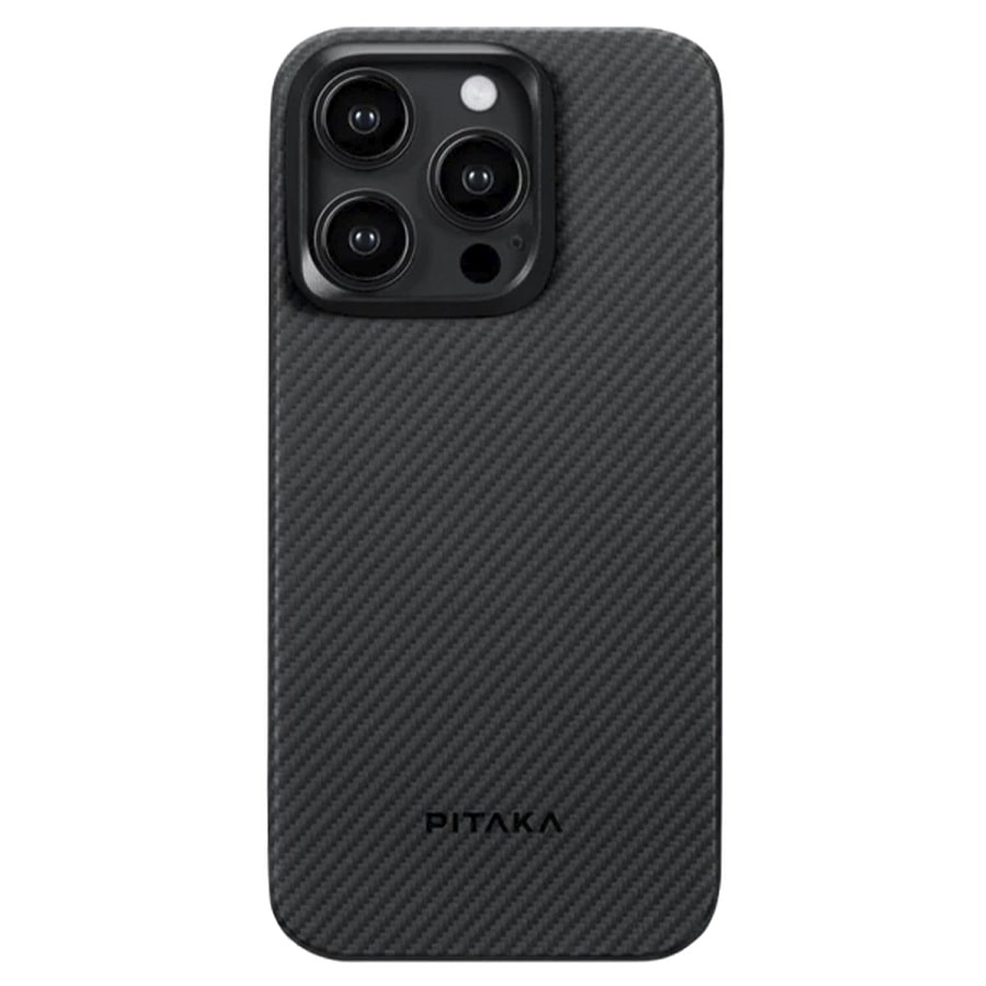 Чехол Pitaka MagEZ Case 4 Twill 600D Black/Grey for iPhone 15 Pro Max (KI1501PMA)