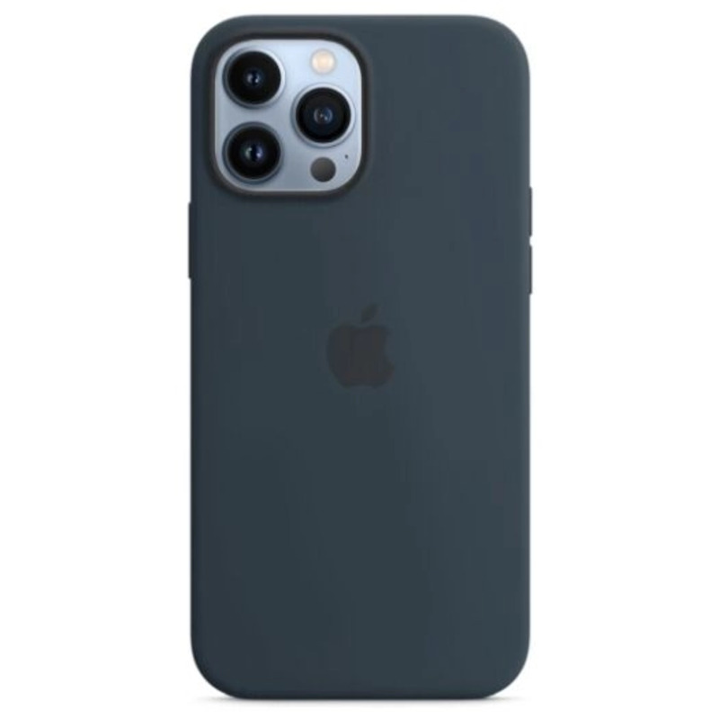 Чохол silicone Case with magsafe 13 Pro Max Abyss Blue