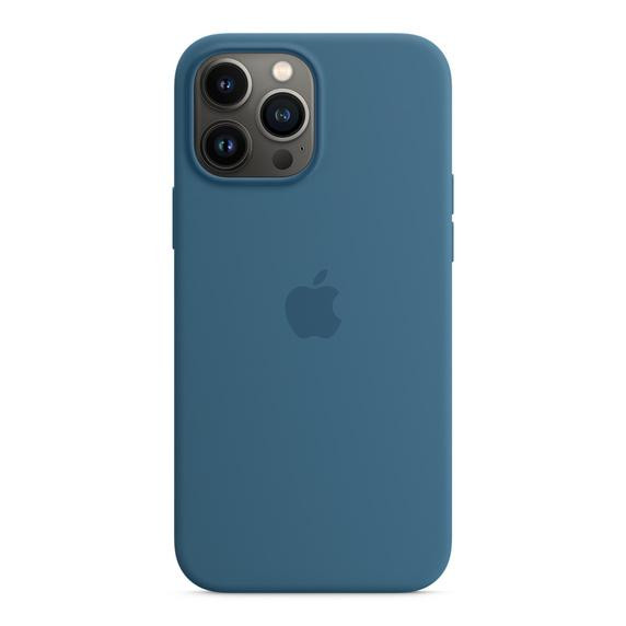 Чехол silicone Case with MagSafe 13 Pro Max Blue Jay