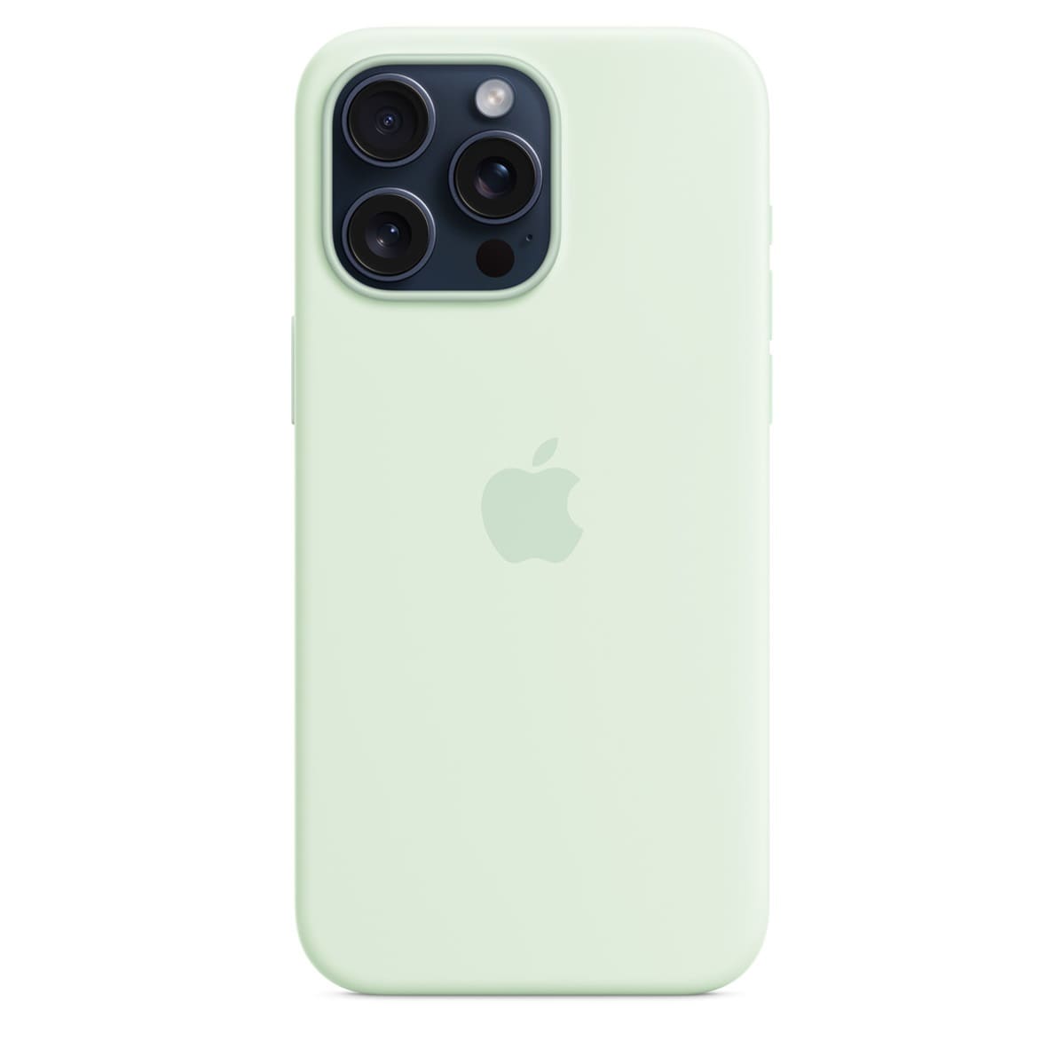 Чохол Silicone Case with MagSafe iPhone 15 Pro Max Soft Mint - фото 2