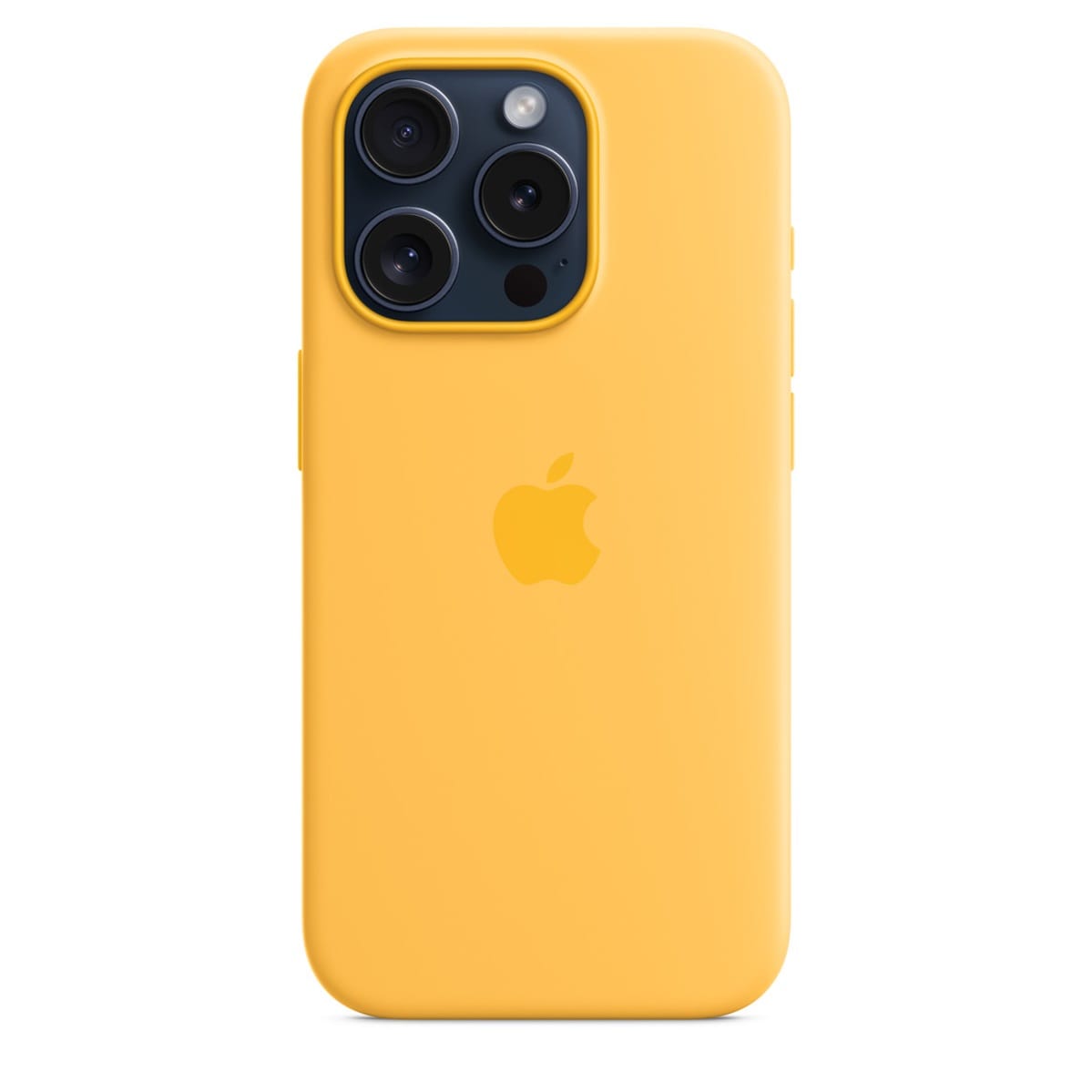 Чохол Silicone Case with MagSafe iPhone 15 Pro Sunshine - фото 1