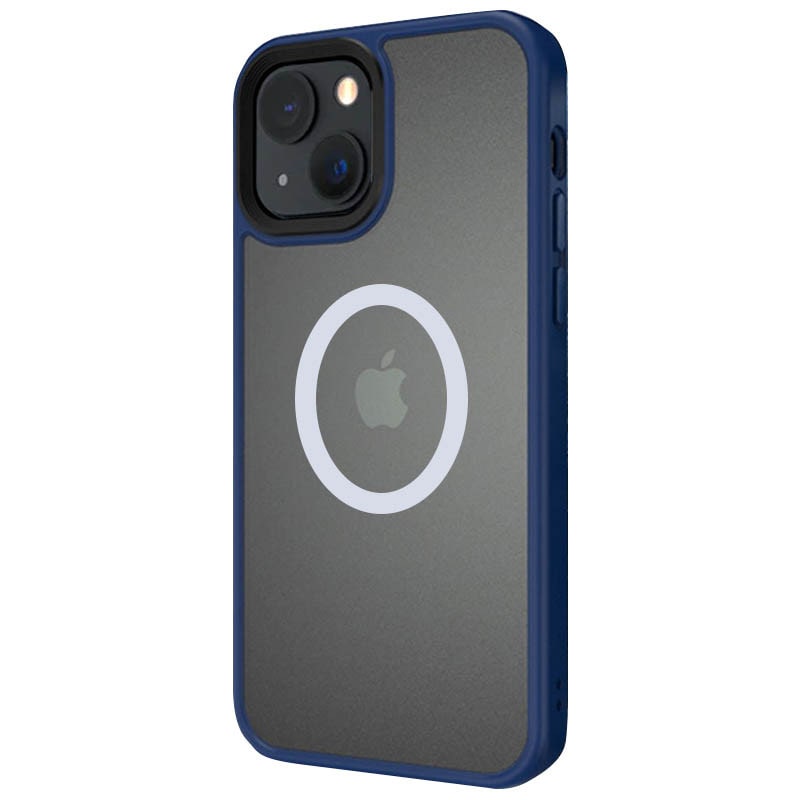 Чехол TPU+PC Metal Buttons with MagSafe 13 (6.1") - blue