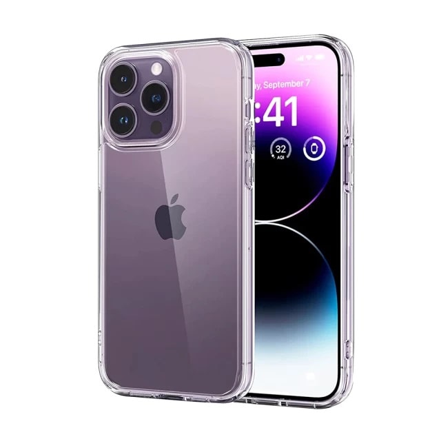 Чохол WiWU TPU Case for iPhone 14 Pro - Transparent + стекло в подарок!