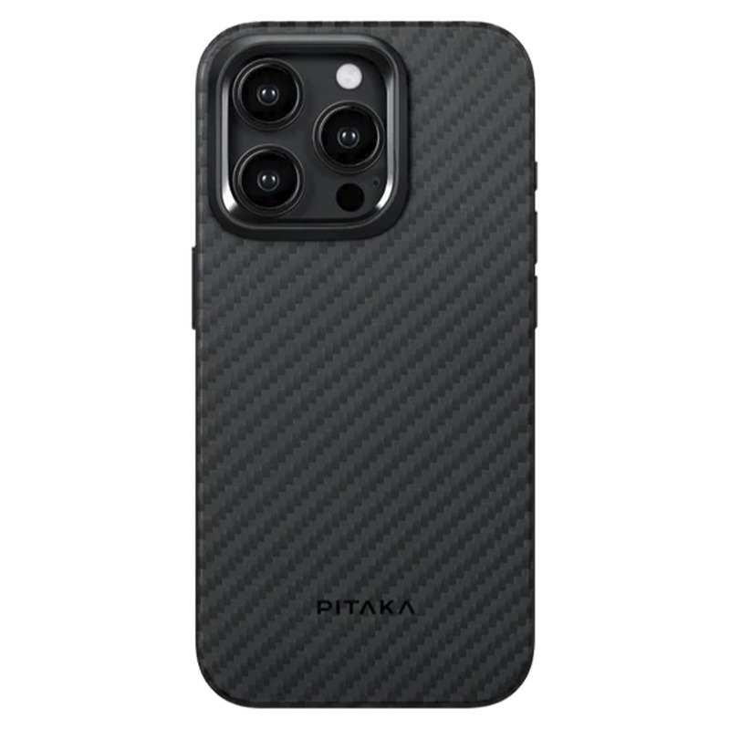 Pitaka MagEZ Case Pro 4 Twill 1500D Black/Grey for iPhone 15 Pro (KI1501PP)