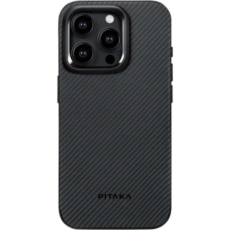 Pitaka MagEZ Case Pro 4 Twill 600D Black/Grey for iPhone 15 Pro Max (KI1501PMPA)