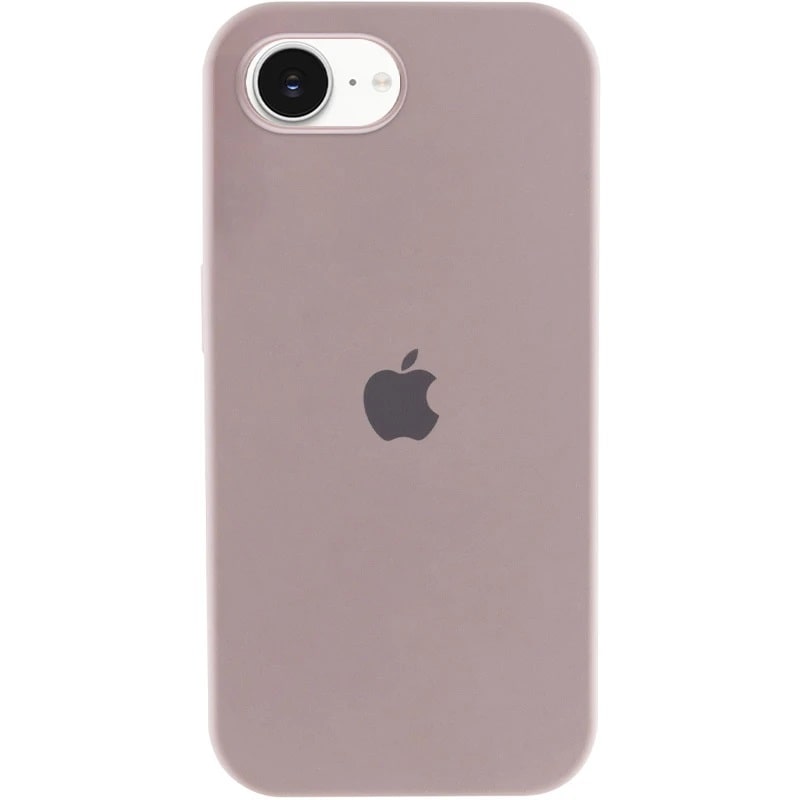 Чохол Silicone Case Full Protective (AA) для Apple iPhone 16e (6.1") (Сірий / Lavender) + скло в подарунок